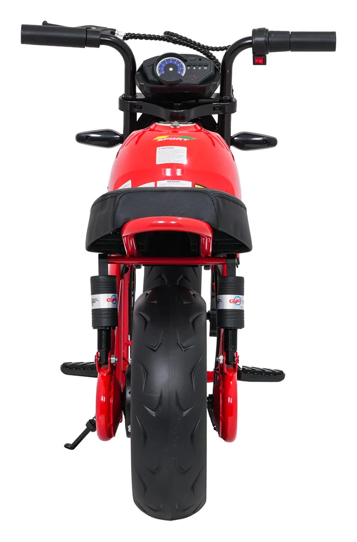 Dječji električni motocikl SUPERMOTO crveni motor na akumulator_8