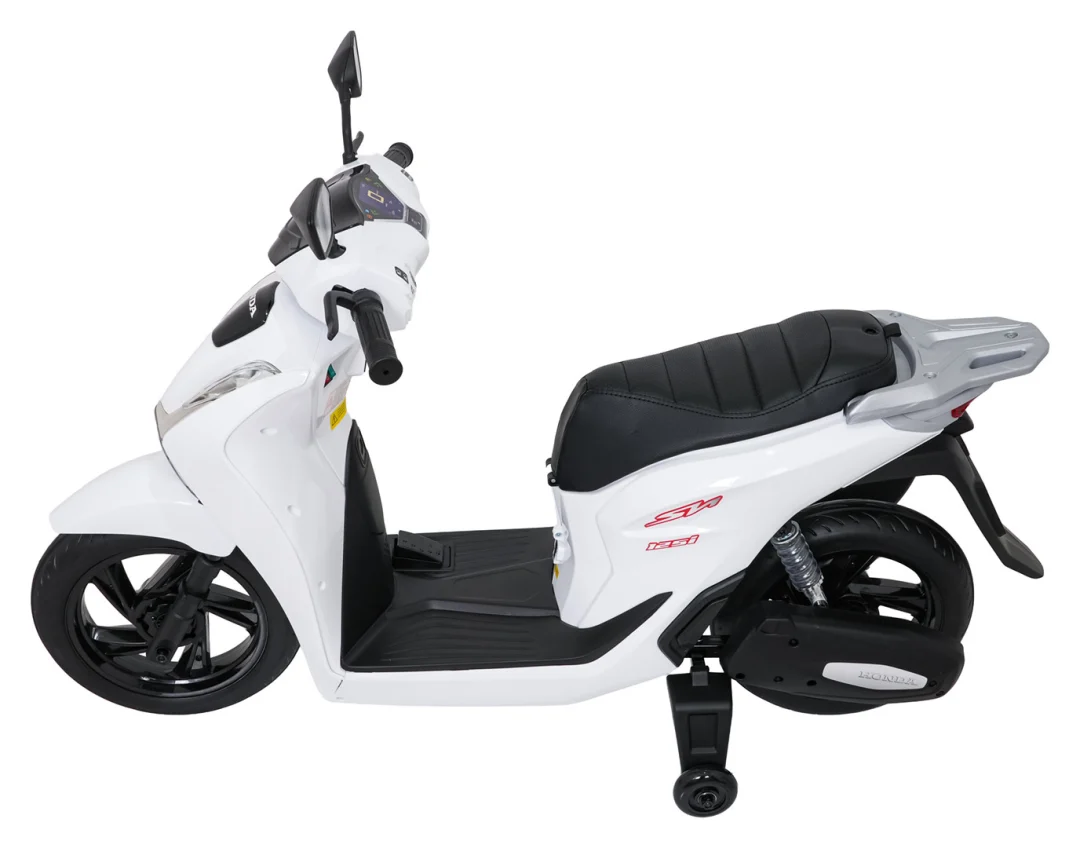 Dječji električni skuter Honda SH125I bijeli motor na akumulator_12