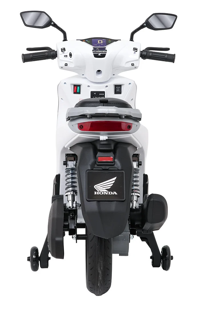 Dječji električni skuter Honda SH125I bijeli motor na akumulator_16