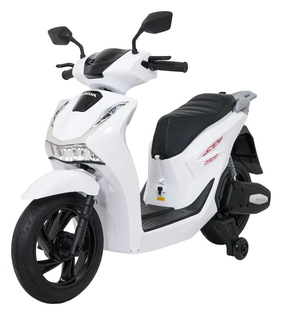 Dječji električni skuter Honda SH125I bijeli motor na akumulator_2