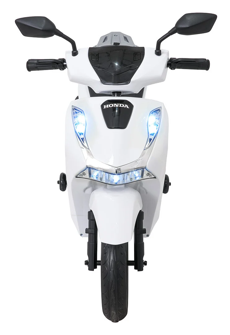 Dječji električni skuter Honda SH125I bijeli motor na akumulator_26