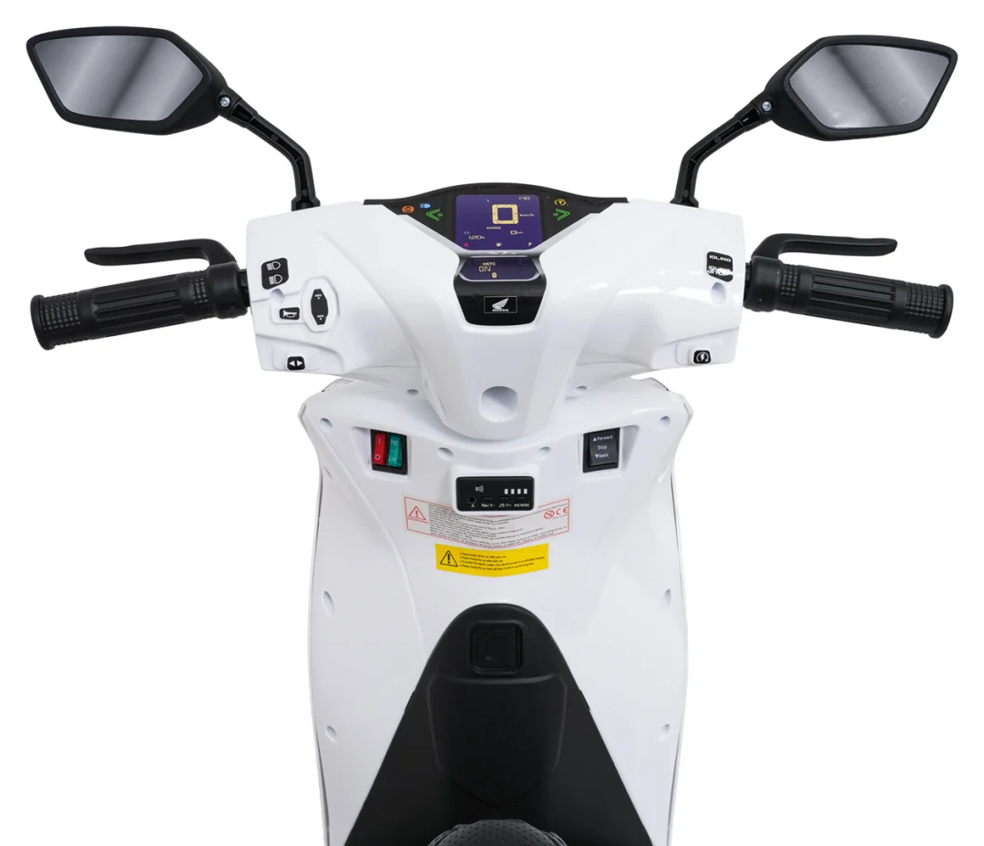 Dječji električni skuter Honda SH125I bijeli motor na akumulator_34