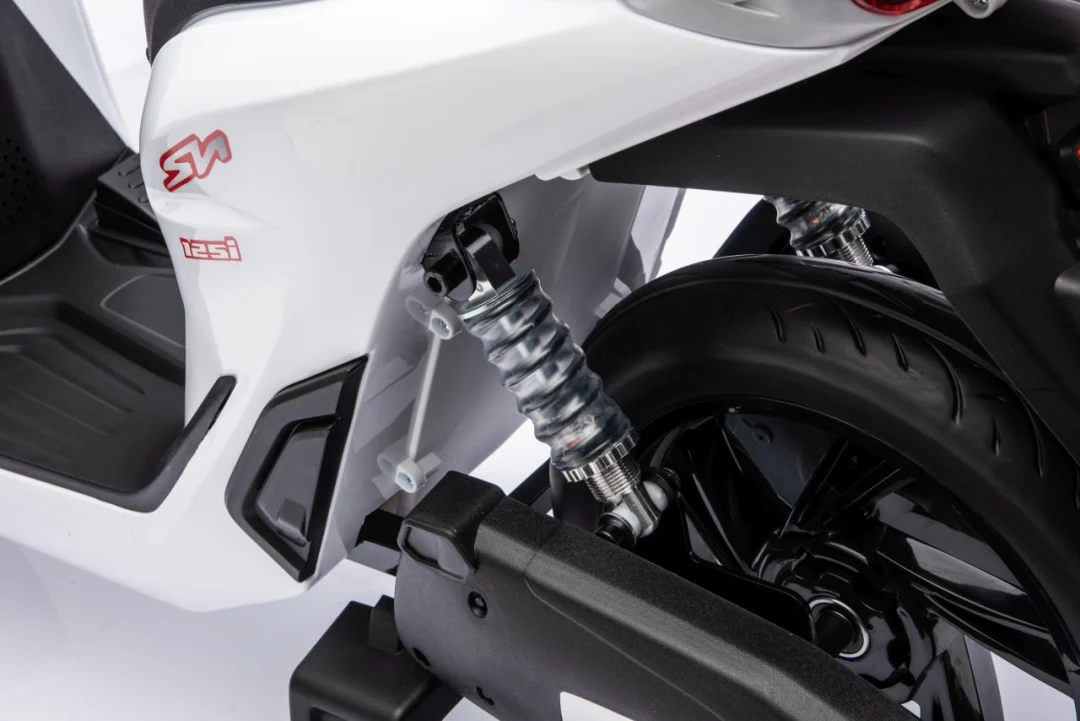 Dječji električni skuter Honda SH125I bijeli motor na akumulator_35