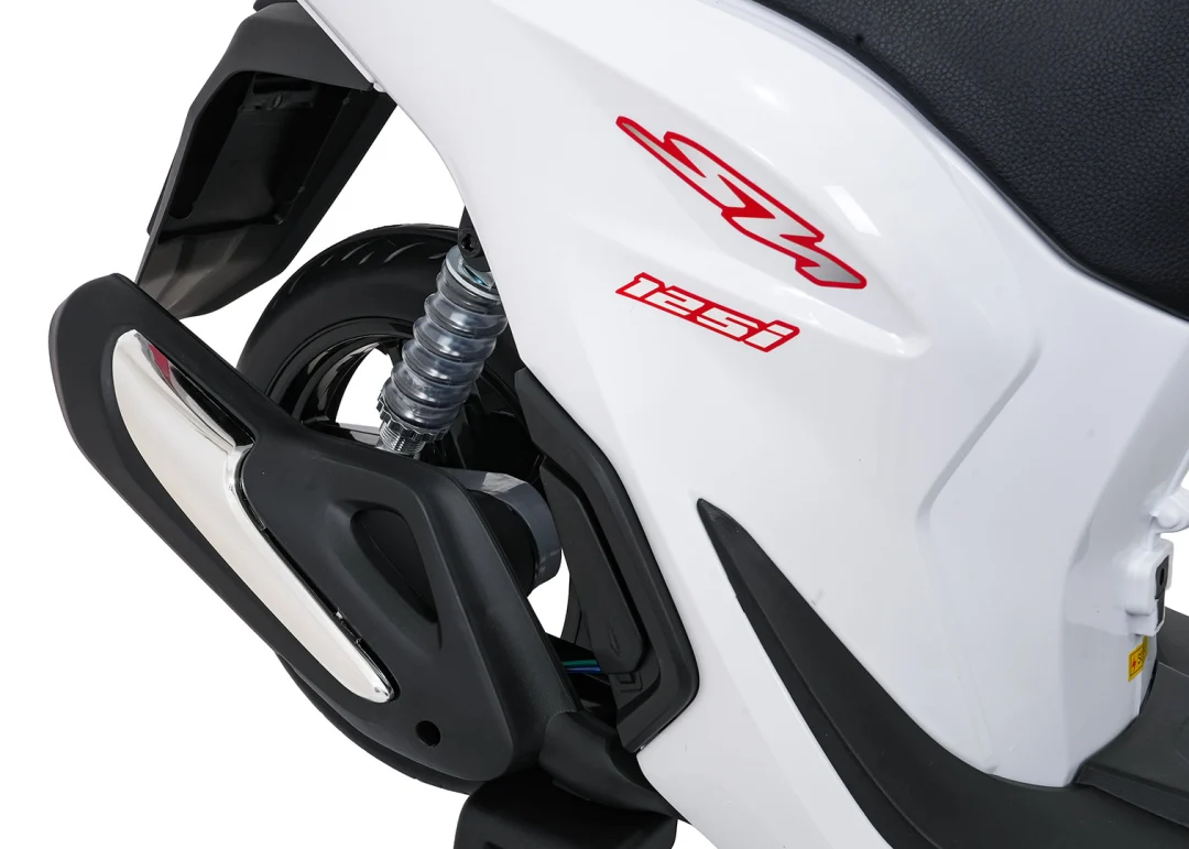 Dječji električni skuter Honda SH125I bijeli motor na akumulator_46
