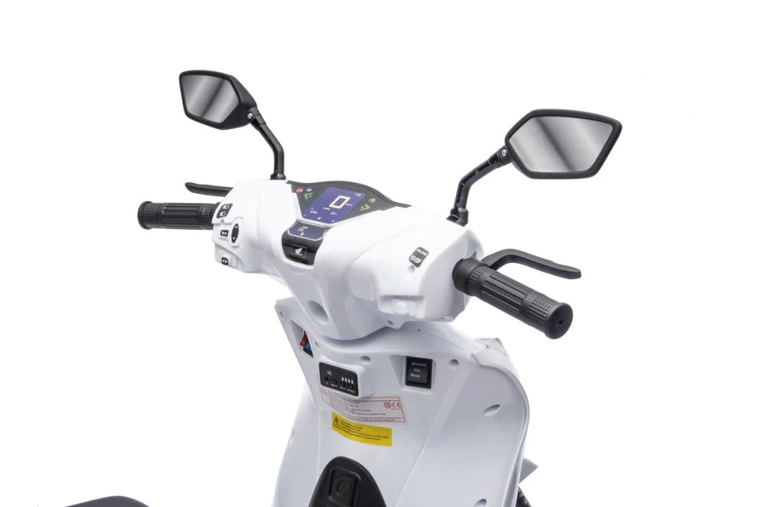 Dječji električni skuter Honda SH125I bijeli motor na akumulator_47