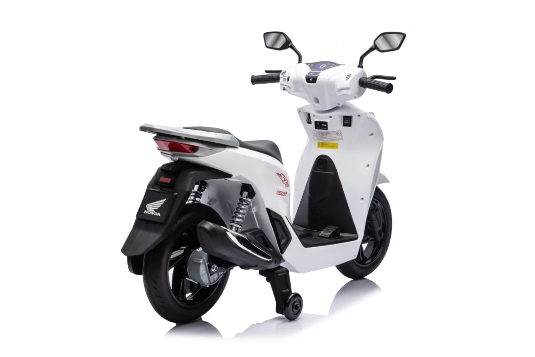 Dječji električni skuter Honda SH125I bijeli motor na akumulator_5