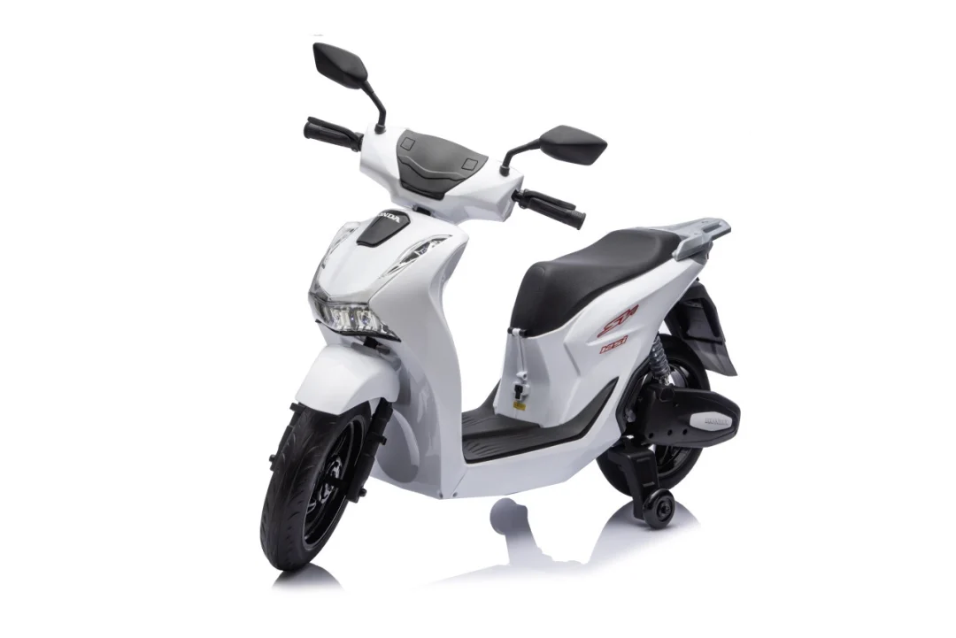 Dječji električni skuter Honda SH125I bijeli motor na akumulator_52