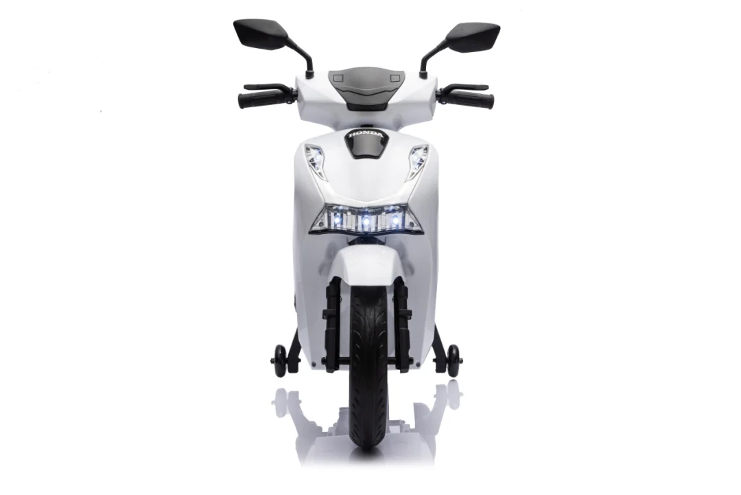 Dječji električni skuter Honda SH125I bijeli motor na akumulator_54