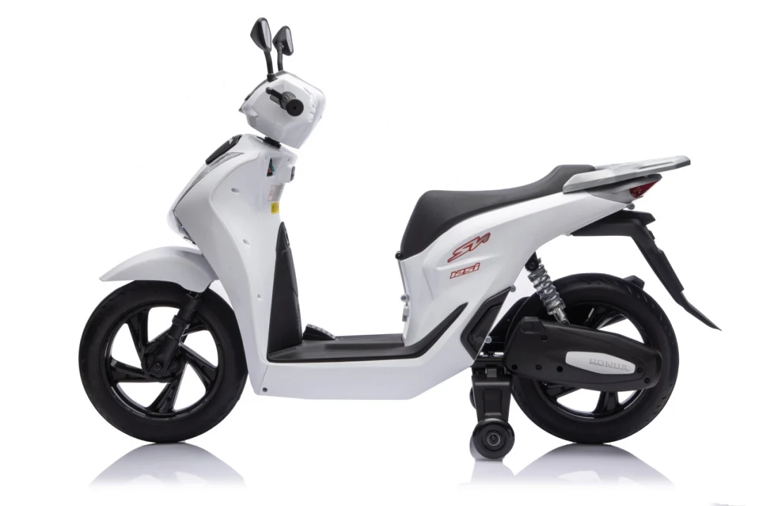 Dječji električni skuter Honda SH125I bijeli motor na akumulator_57