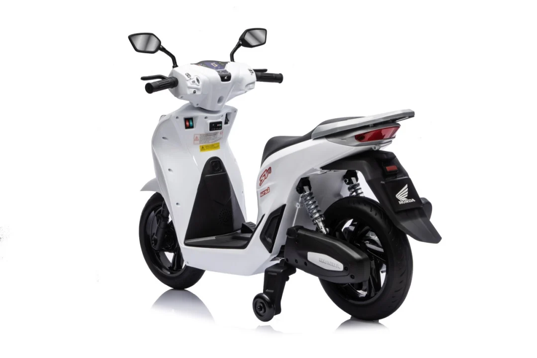 Dječji električni skuter Honda SH125I bijeli motor na akumulator_58
