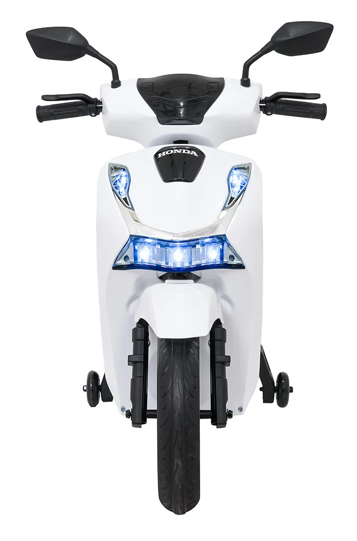 Dječji električni skuter Honda SH125I bijeli motor na akumulator_6