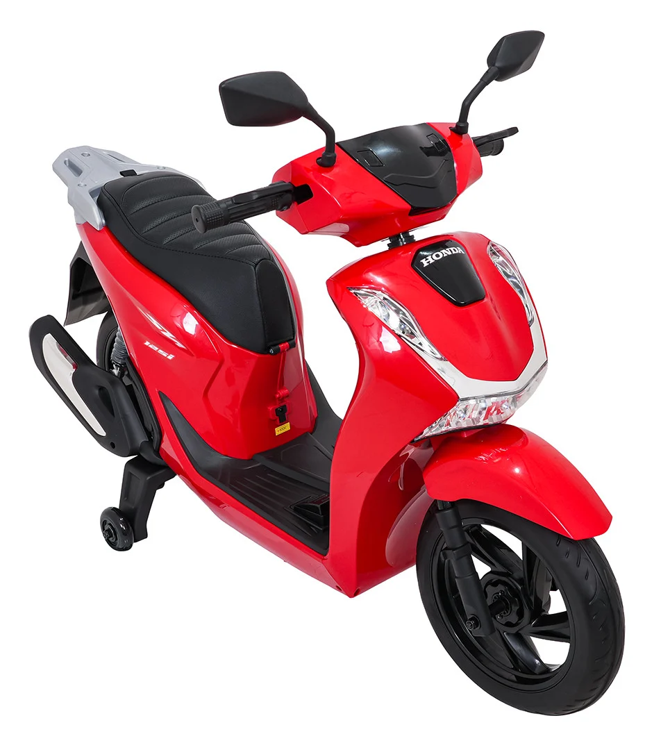 Dječji električni skuter Honda SH125I crveni motor na akumulator_16