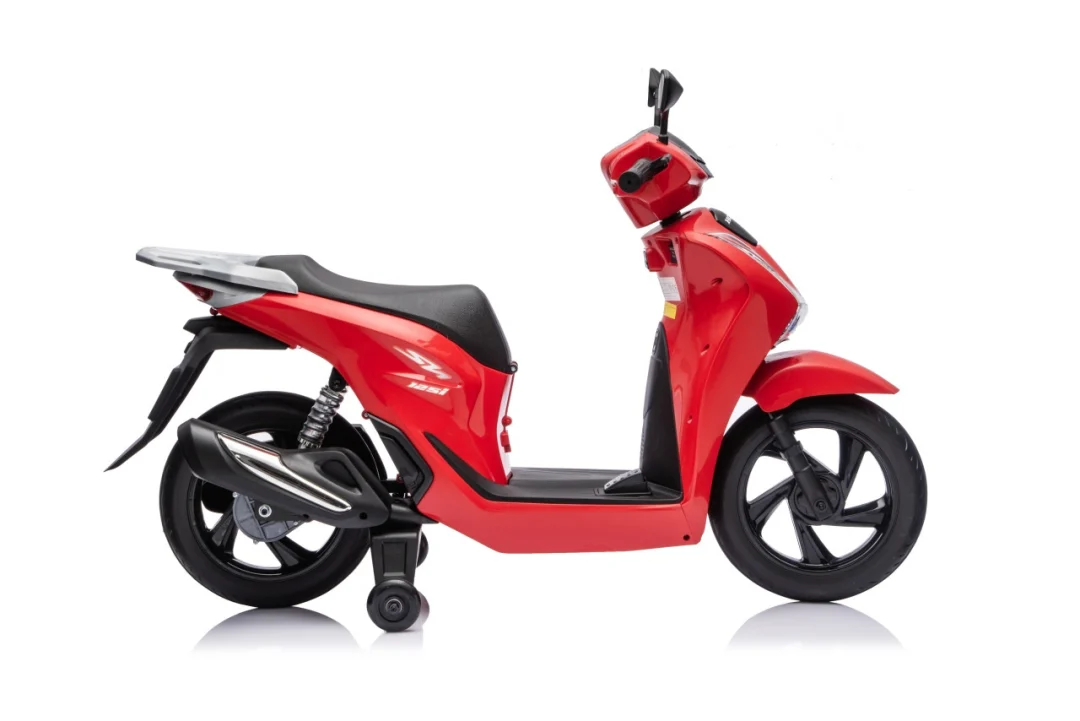 Dječji električni skuter Honda SH125I crveni motor na akumulator_17