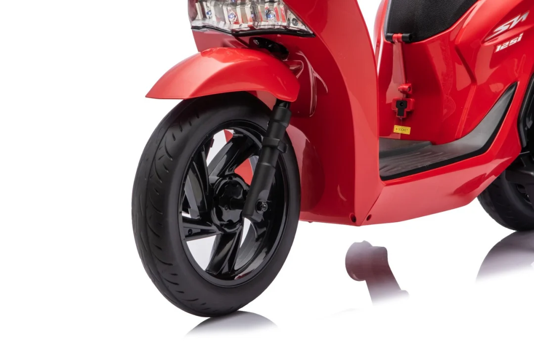 Dječji električni skuter Honda SH125I crveni motor na akumulator_32