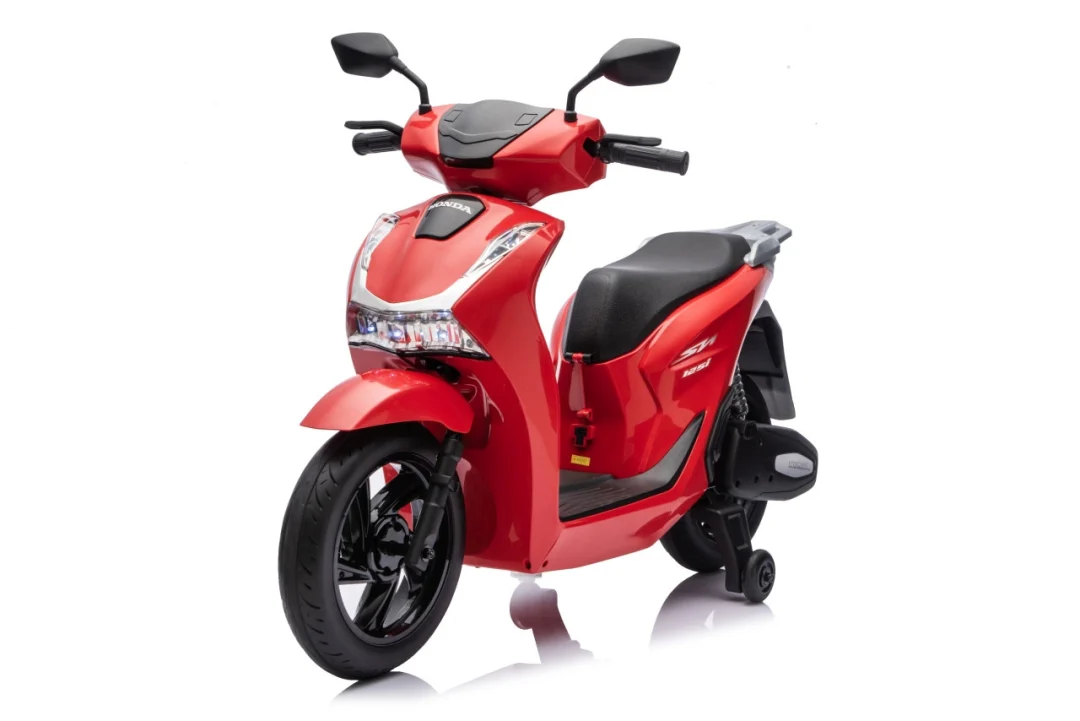 Dječji električni skuter Honda SH125I crveni motor na akumulator_52