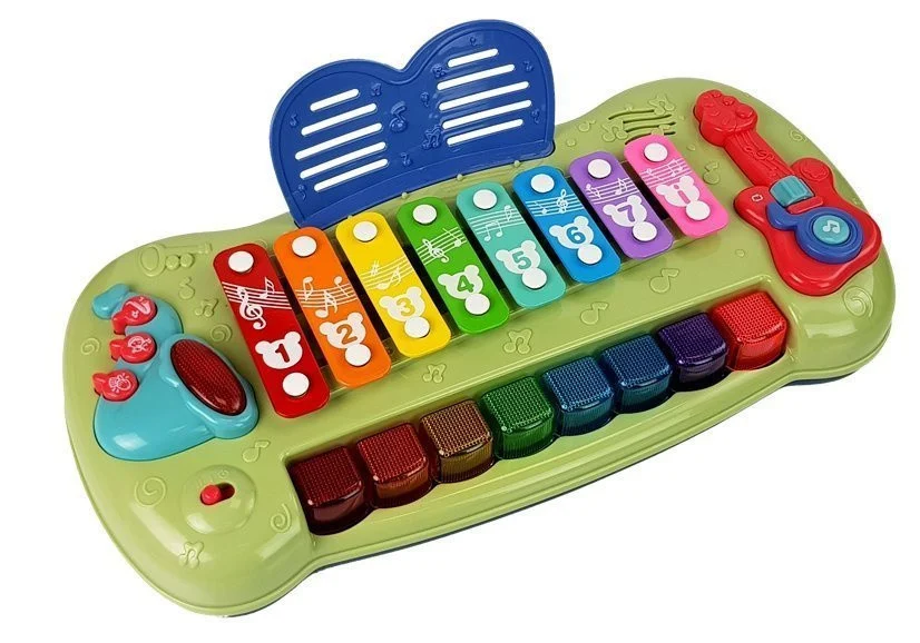 Dječji klavir Baby Grand s činelama i osvijetljenim tipkama_4