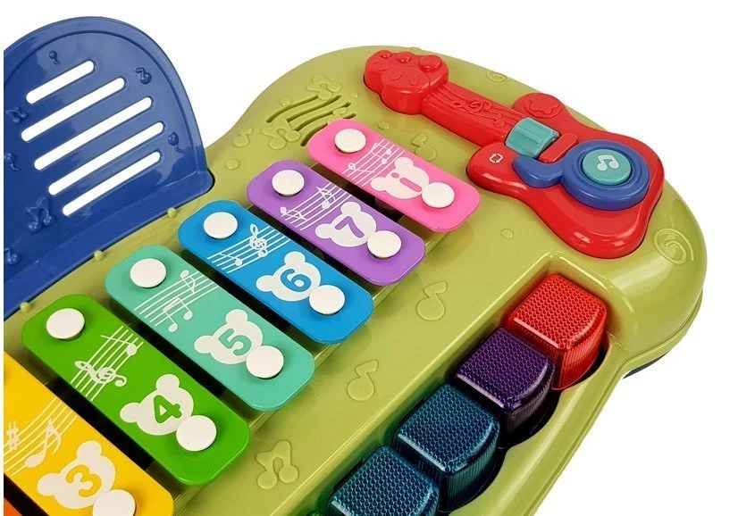 Dječji klavir Baby Grand s činelama i osvijetljenim tipkama_5