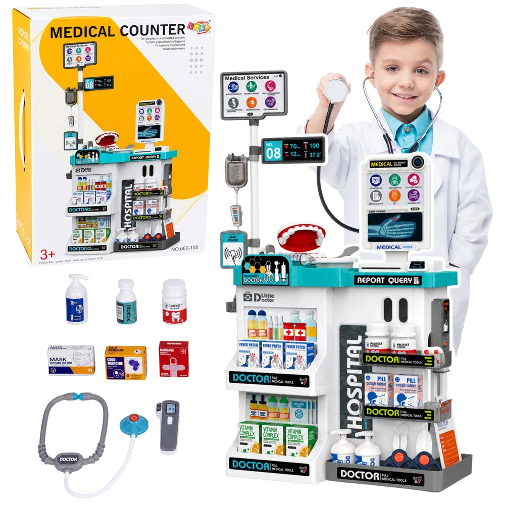 Dječji medicinski set sa stolom 61 dio_1