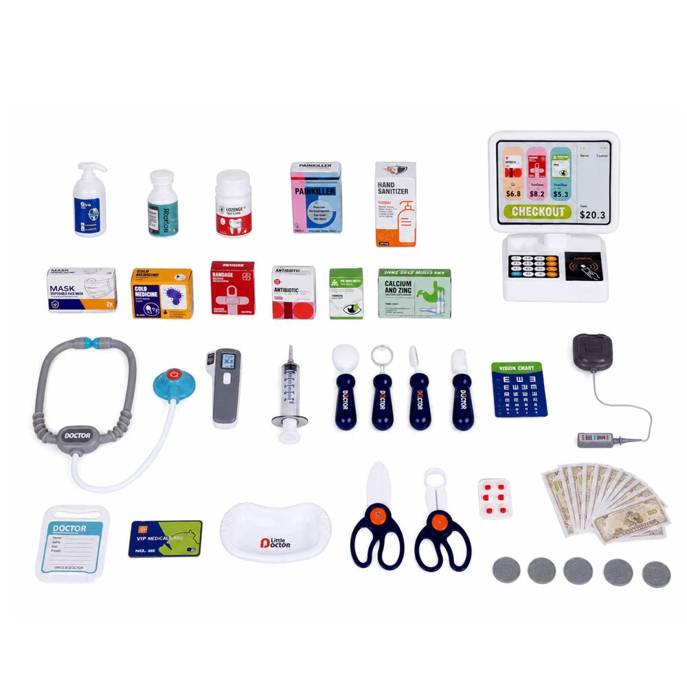 Dječji medicinski set sa stolom 61 dio_4