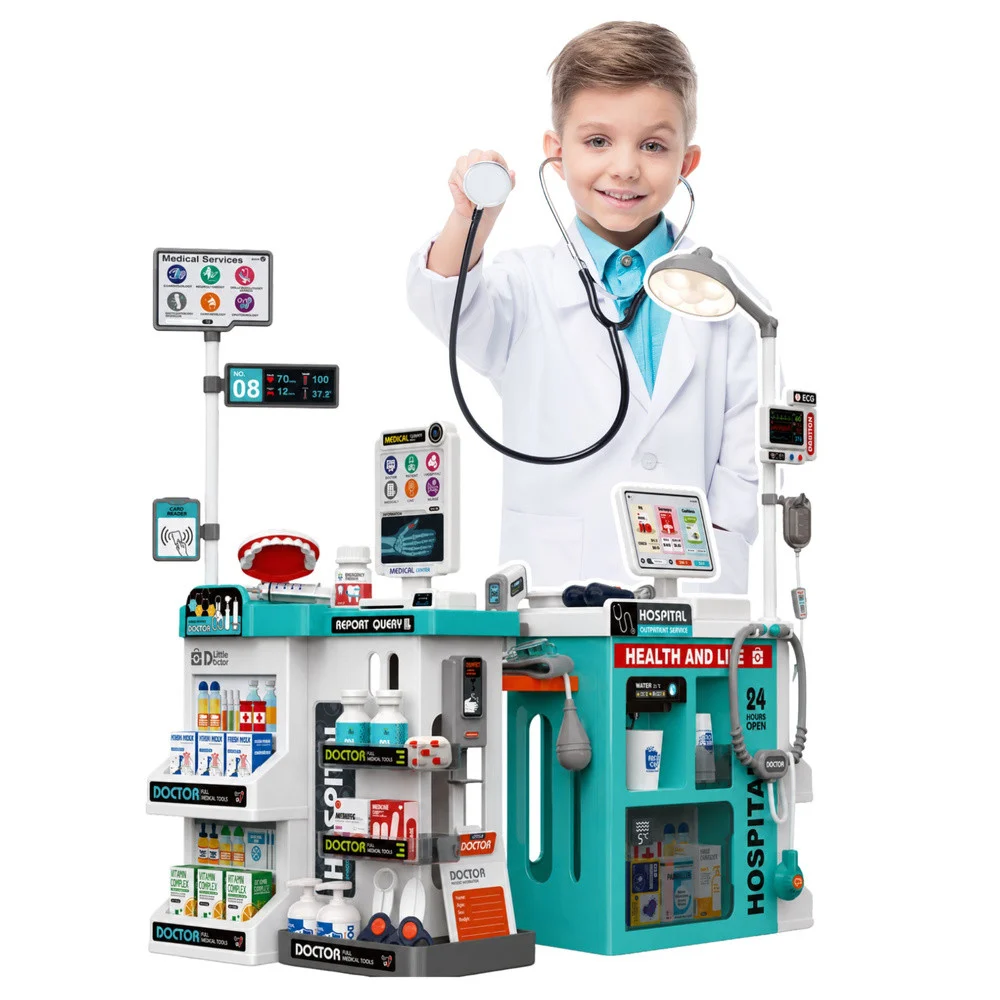 Dječji medicinski set sa stolom 77 dijelova_2