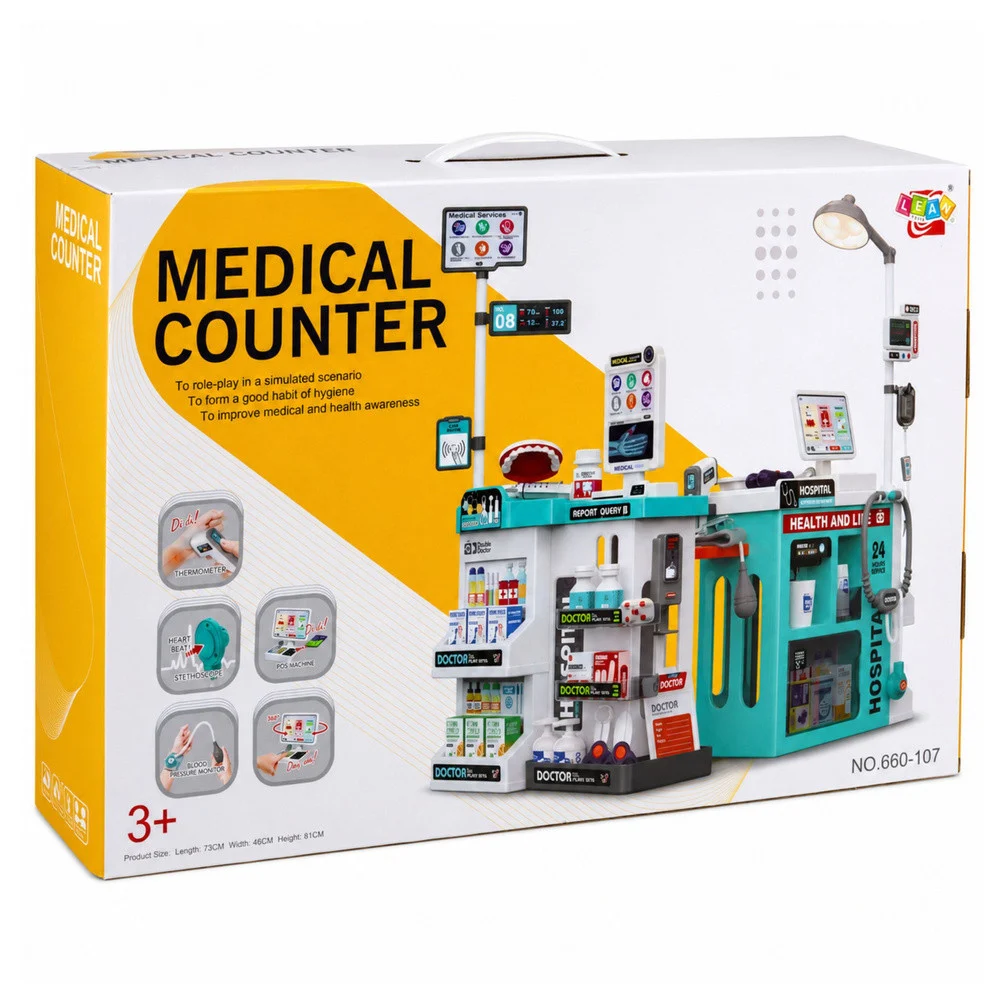 Dječji medicinski set sa stolom 77 dijelova_6