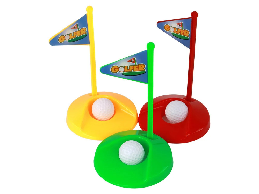 Dječji mini golf set, 12 dijelova, palice 52 cm_3