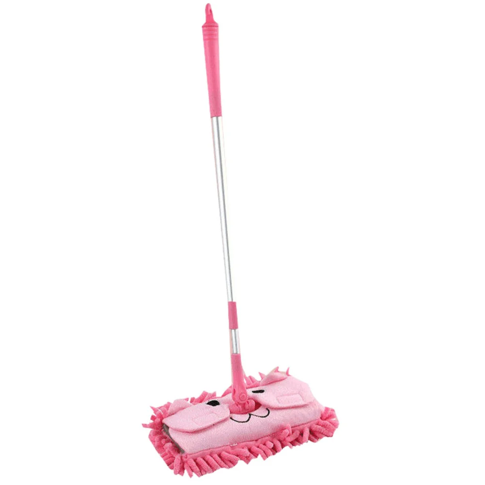 Dječji mop s teleskopskom ručkom životinjski motiv rozi_3