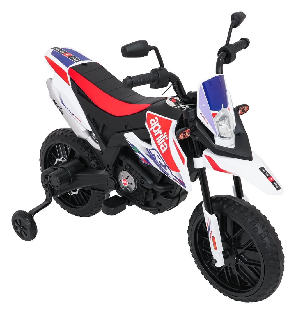 Dječji motor Aprilia RX bijeli motor na akumulator_10