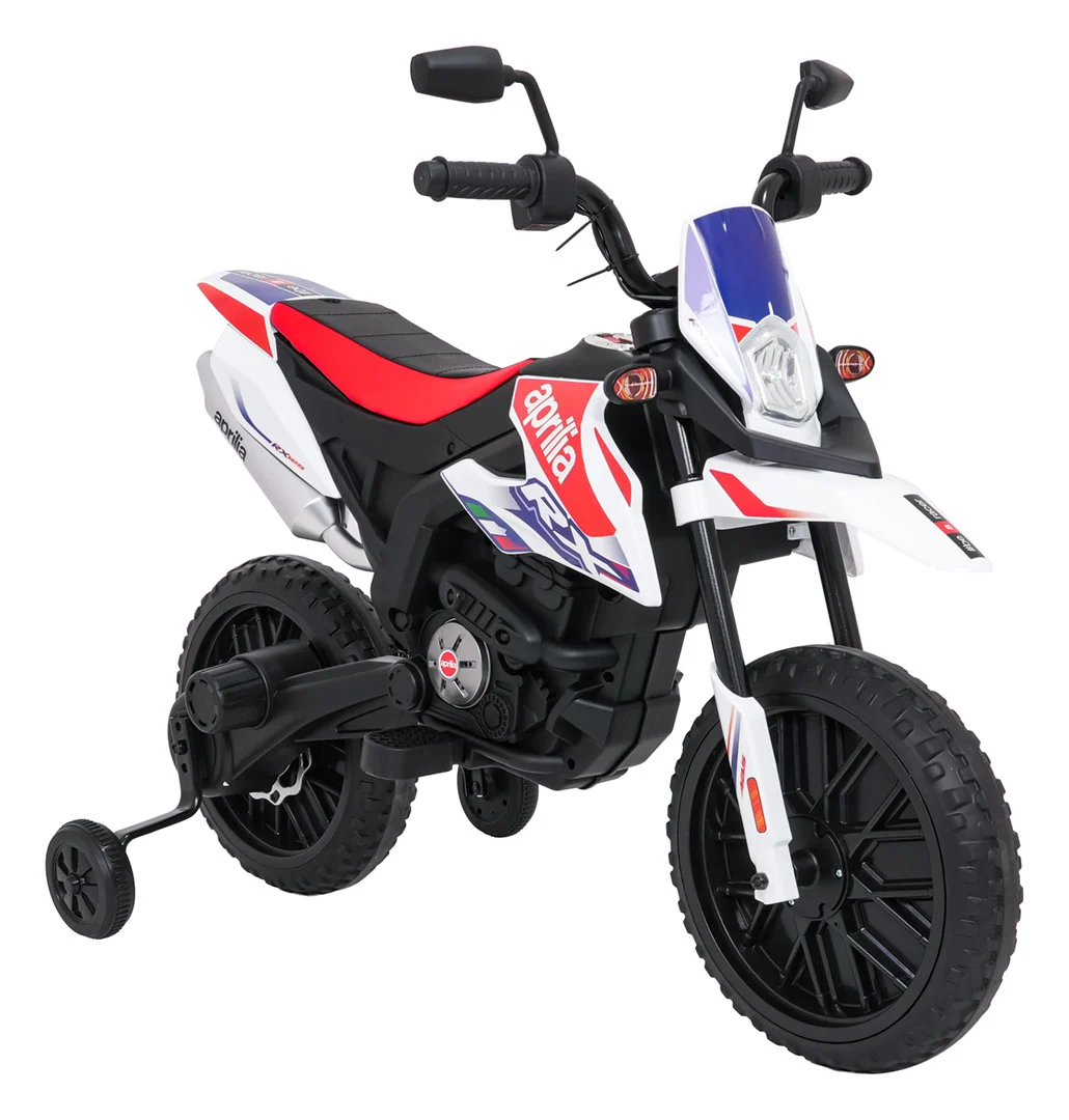 Dječji motor Aprilia RX bijeli motor na akumulator_3