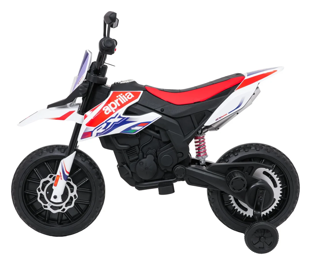 Dječji motor Aprilia RX bijeli motor na akumulator_4