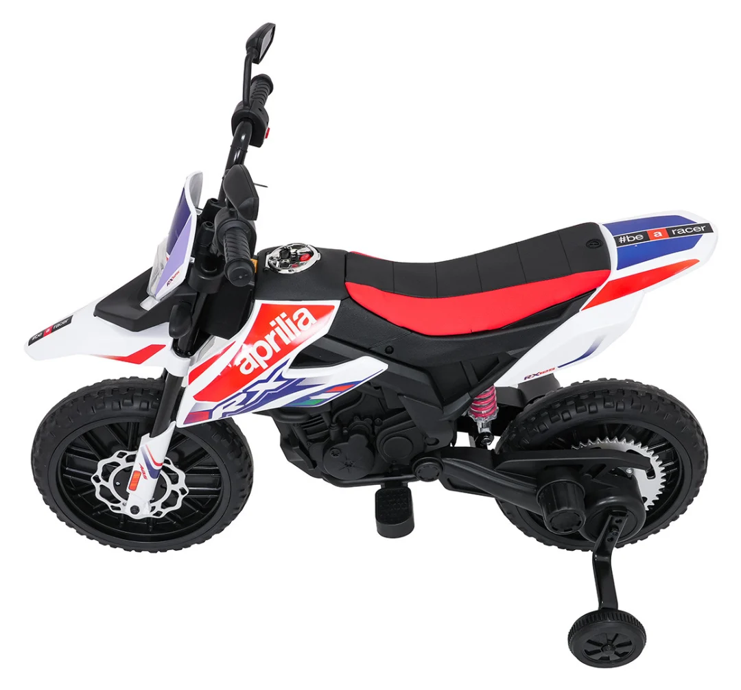 Dječji motor Aprilia RX bijeli motor na akumulator_5