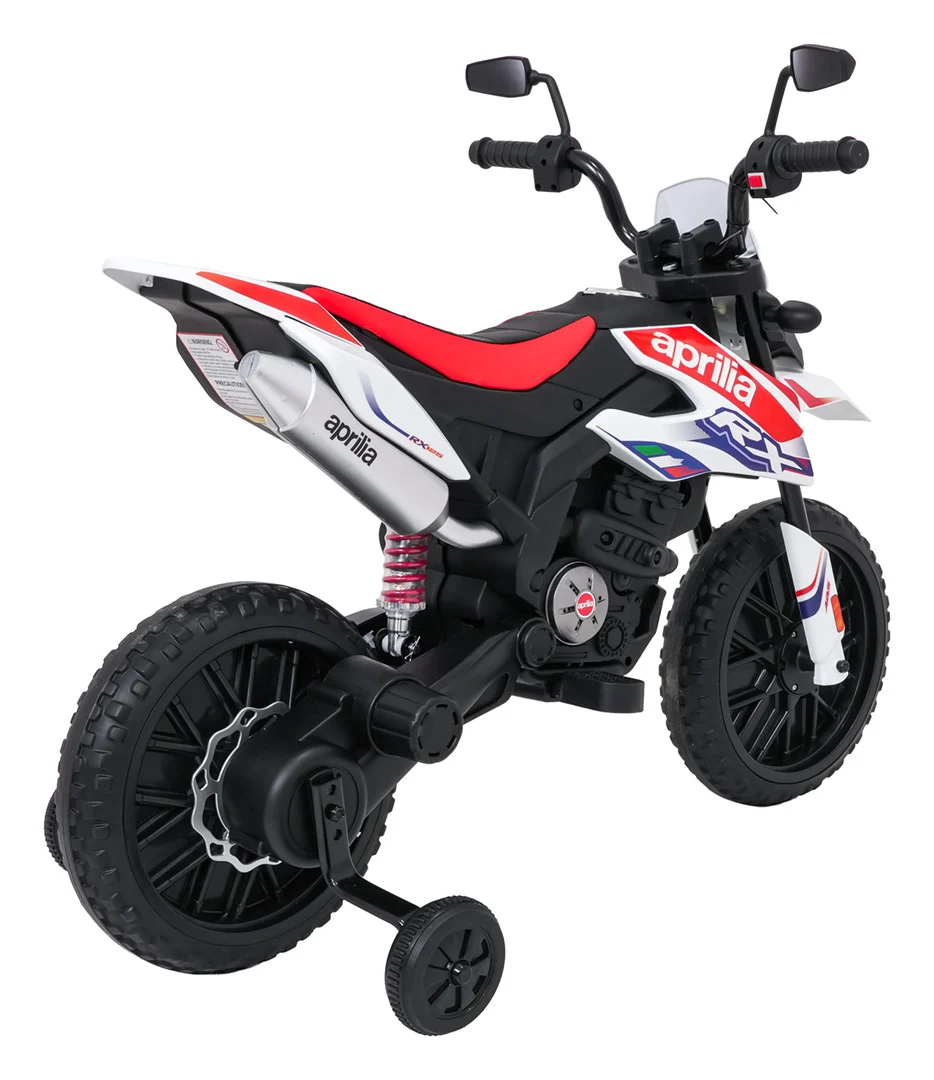 Dječji motor Aprilia RX bijeli motor na akumulator_8