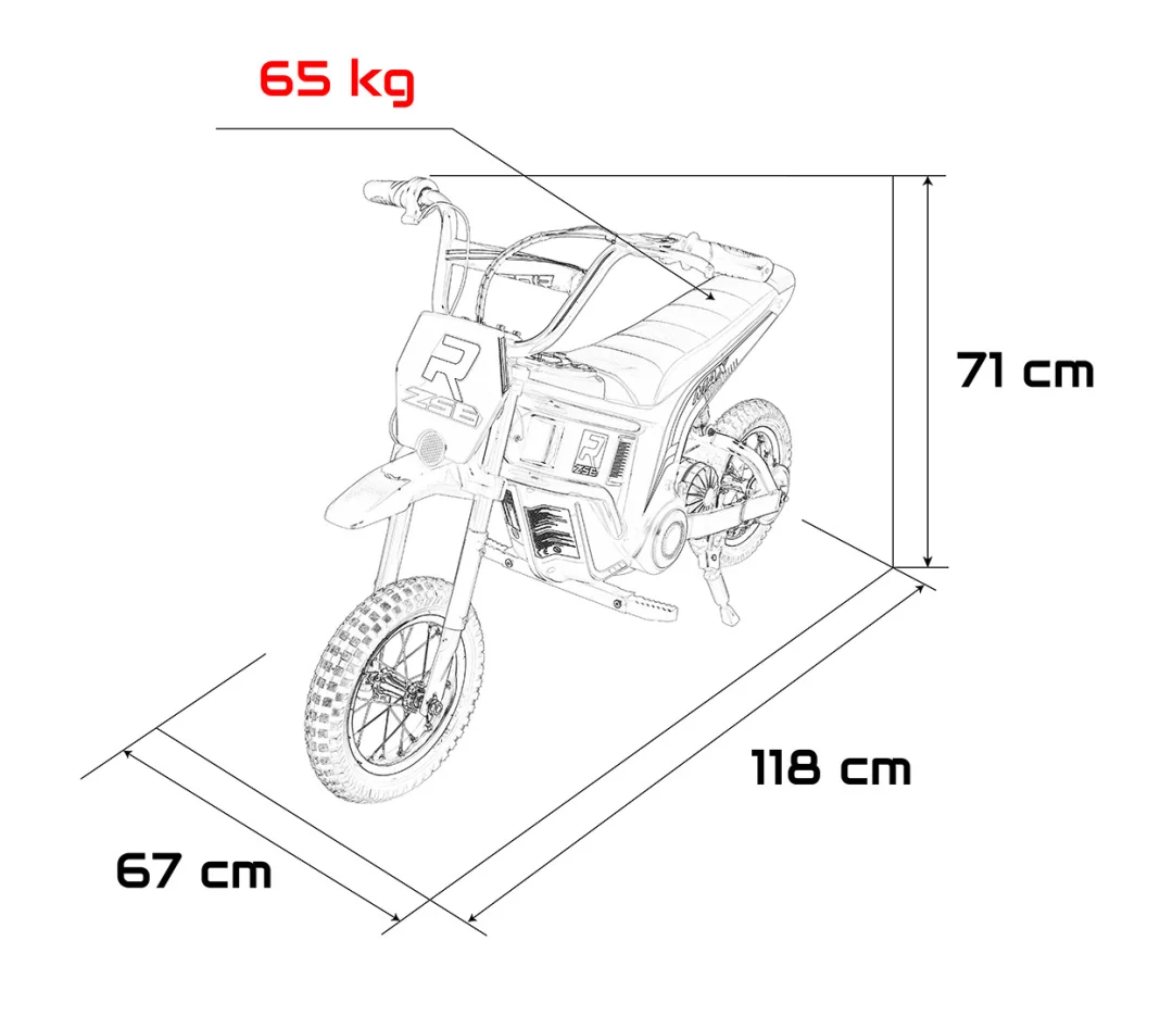Dječji motor RZ56 MAX ružičasti motor na akumulator_2