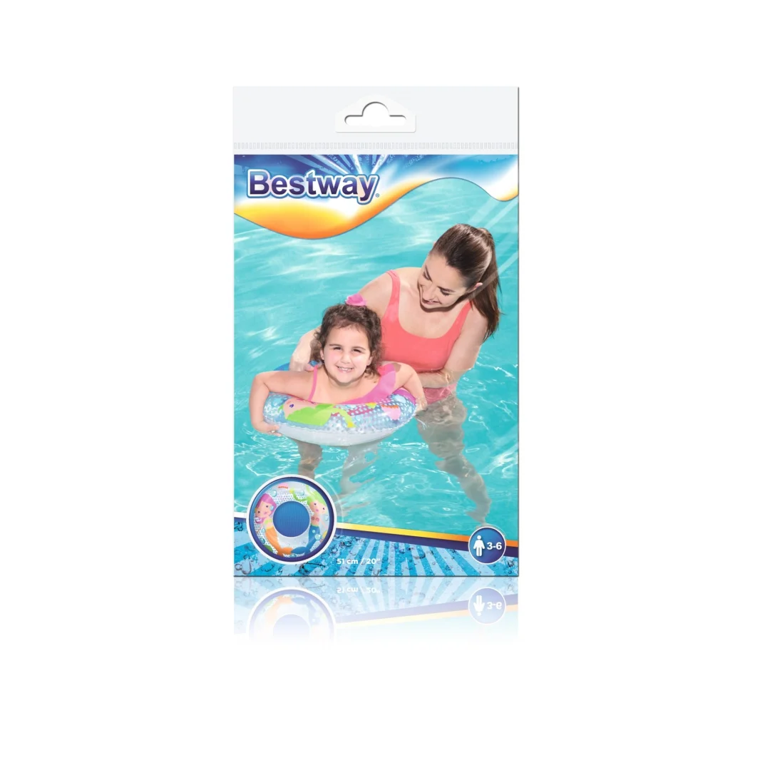 Dječji ploha za plivanje Sirene BESTWAY Morske životinje 51 cm_6