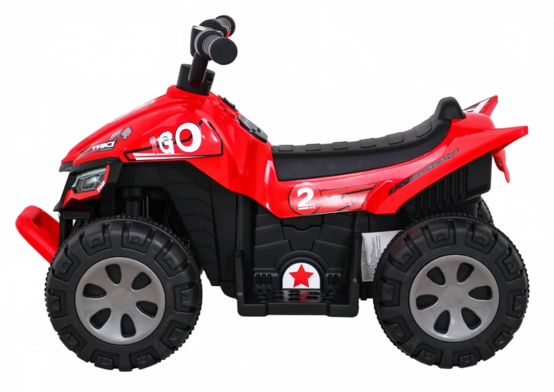 Dječji quad na akumulator 25 W, crveni_4