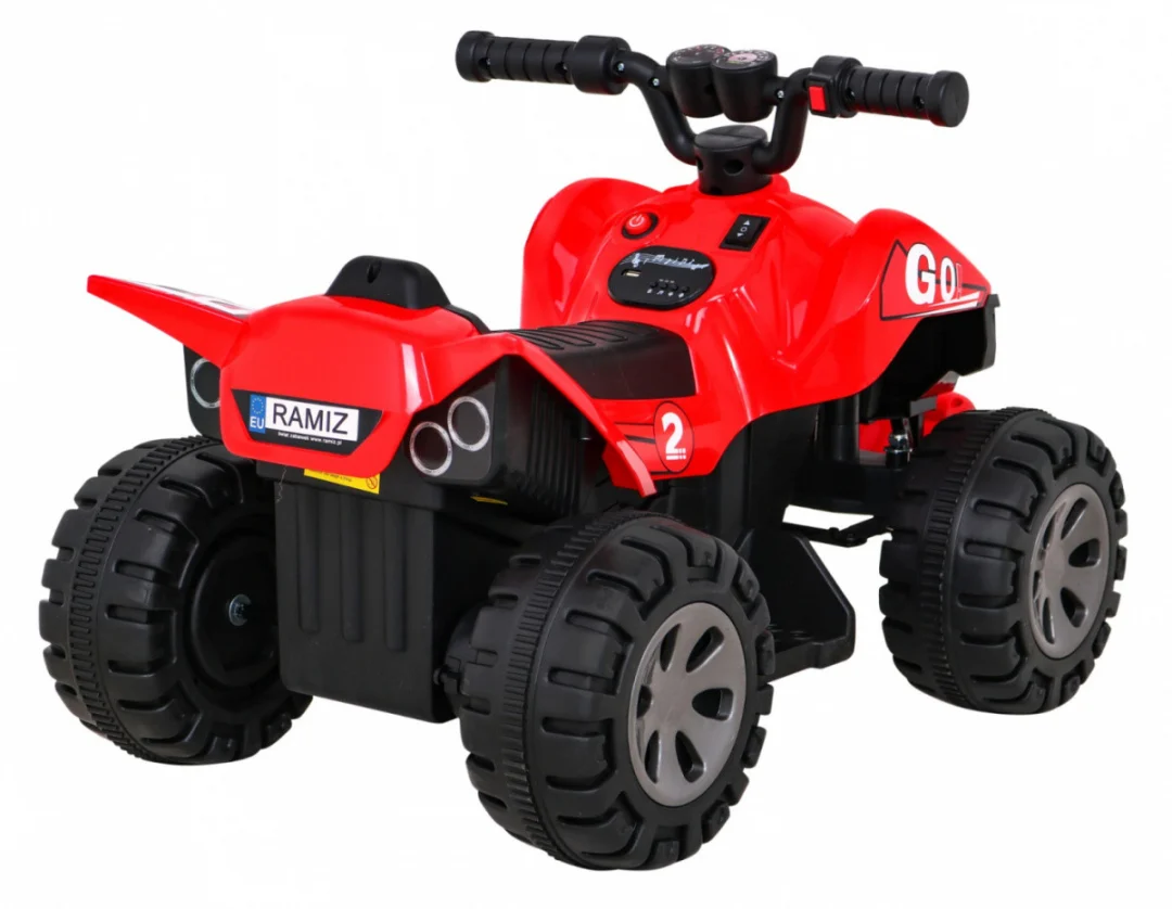 Dječji quad na akumulator 25 W, crveni_8