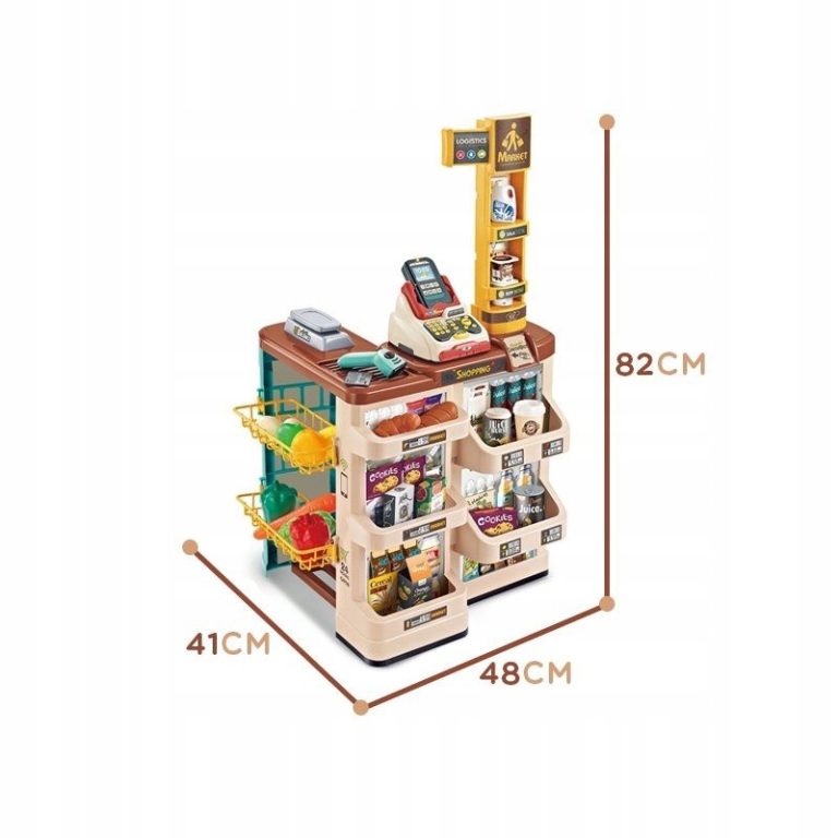 Dječji Set Supermarket Za Igru Profi Market 3
