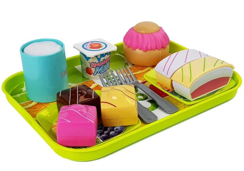 Dječji set za posluživanje deserta s poslužavnikom_2