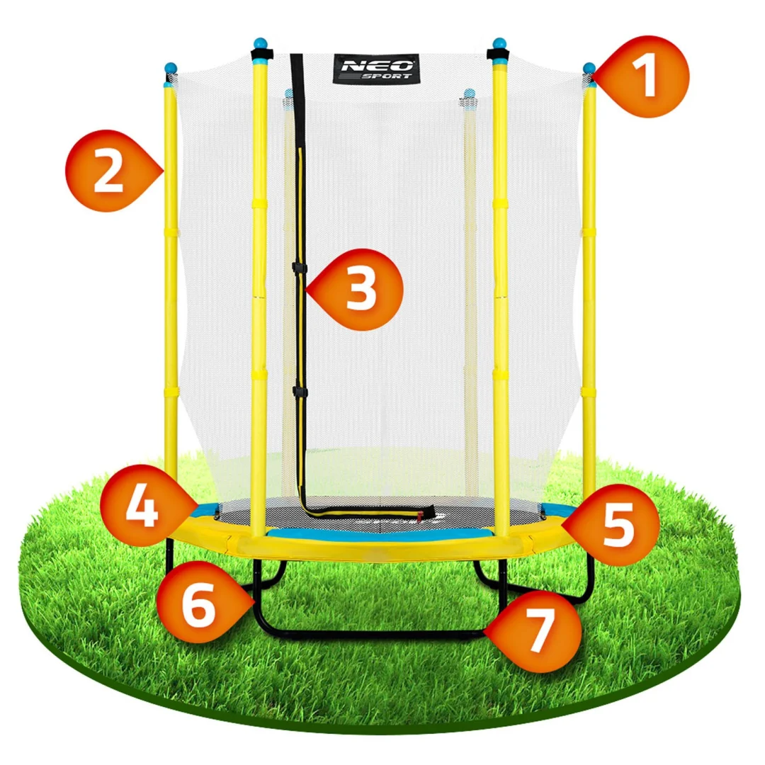 Dječji vrtni trampolin Neo-Sport, Ø 140 cm (4,5 ft)_10
