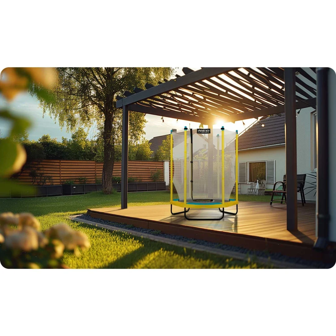 Dječji vrtni trampolin Neo-Sport, Ø 140 cm (4,5 ft)_2