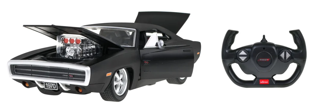 Dodge Charger RT iz 1970. crni RASTAR model 1:16 automobil na daljinsko upravljanje, crna_2