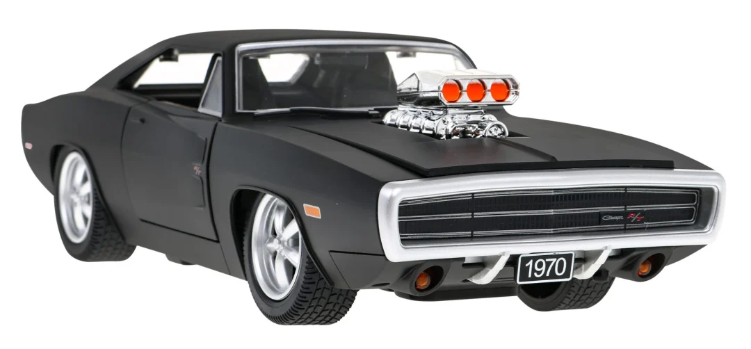 Dodge Charger RT iz 1970. crni RASTAR model 1:16 automobil na daljinsko upravljanje, crna_3