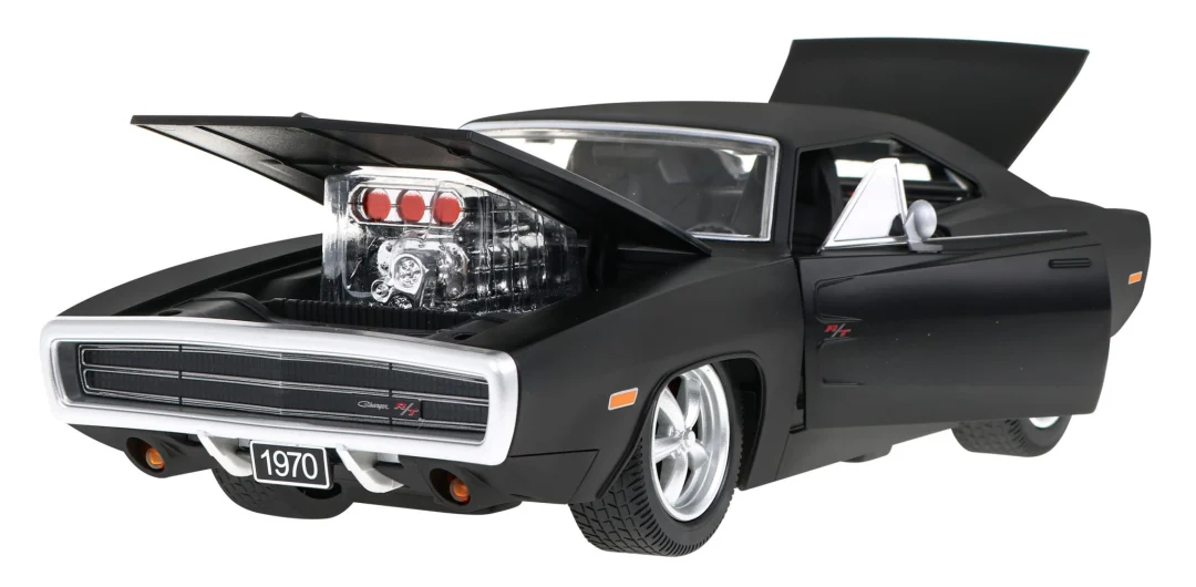 Dodge Charger RT iz 1970. crni RASTAR model 1:16 automobil na daljinsko upravljanje, crna_6