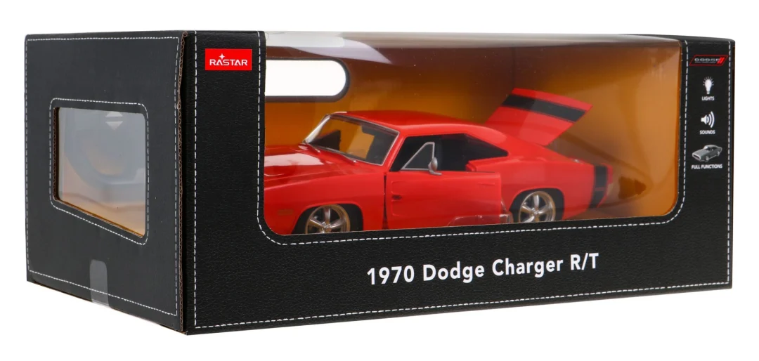 Dodge Charger RT iz 1970. crveni RASTAR model 1:16 automobil na daljinsko upravljanje, crvena_9