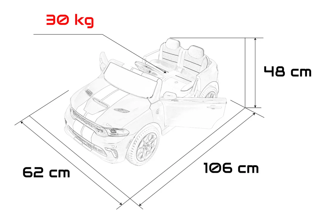 Dodge Durango plavi auto na akumulator_2