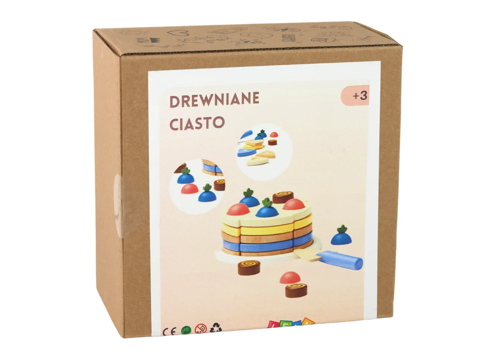 Drvena torta za rezanje od 8 komada, Ø 15 cm_3
