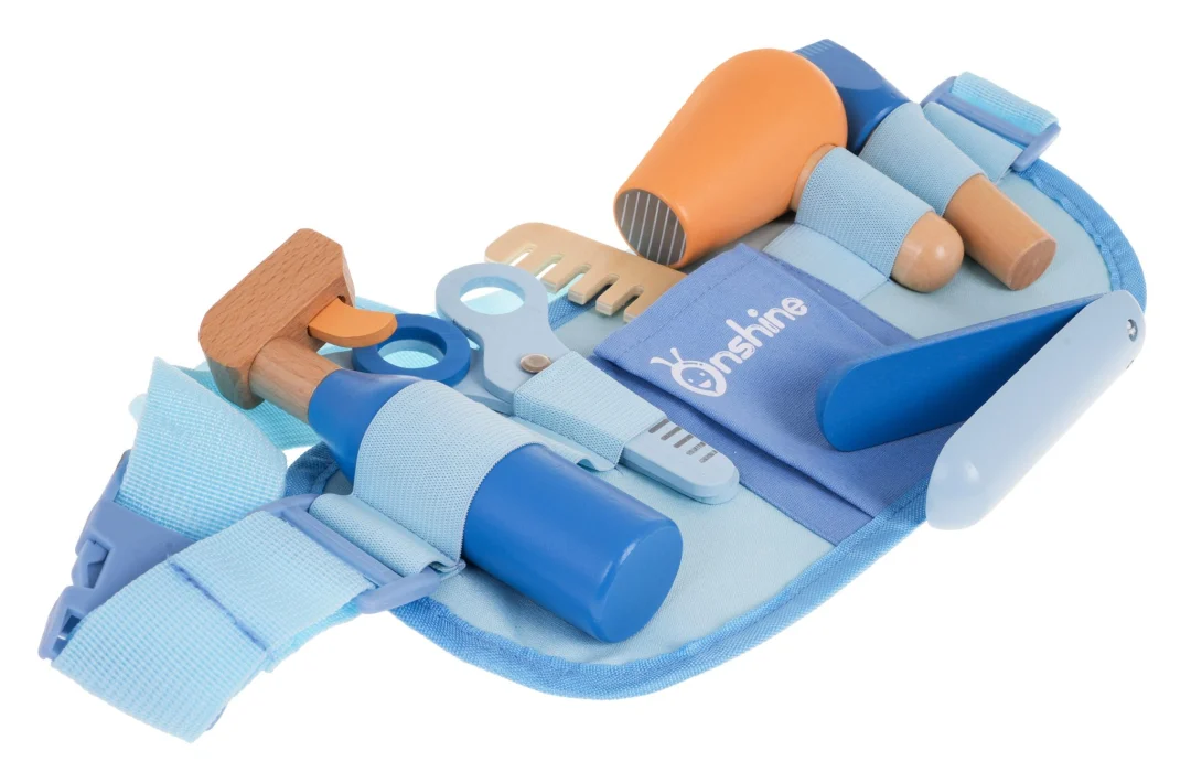 Drveni frizerski set s pojasom 3+_5