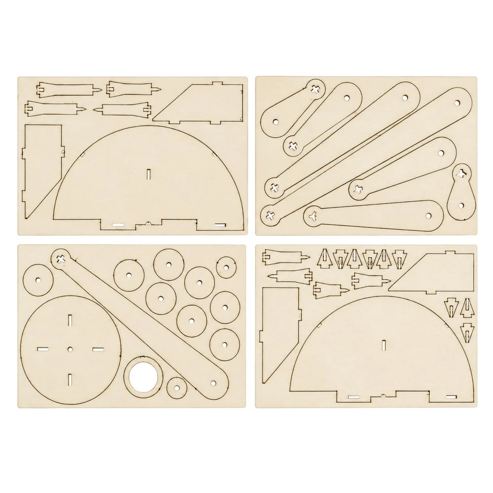 Drveni model planeta Sunčevog sustava - DIY edukativni komplet_8