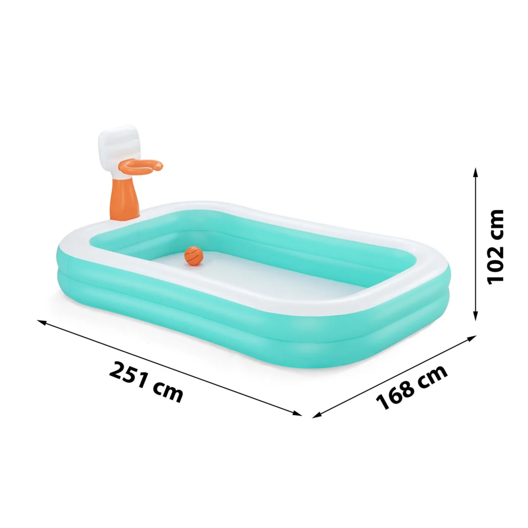 Dunk'N Splash Napuhani bazen 251 x 168 x 102 cm Bestway 54445_11