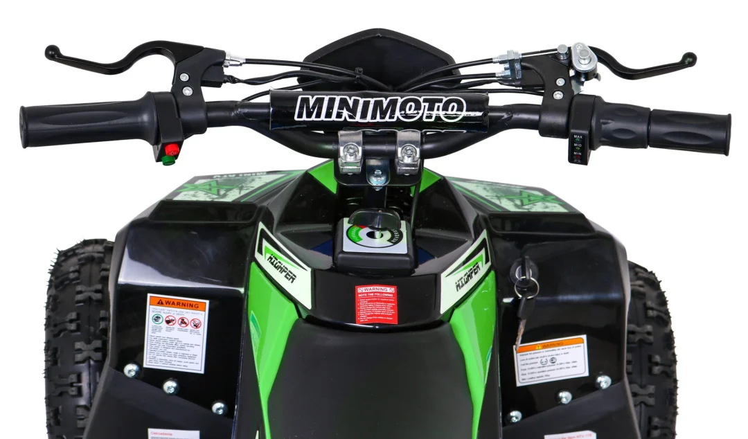 E-STAR Quad na baterije Zeleni 35 km/h + 1000 W motor + pneumatske gume + podešavanje, zelena motor na akumulator_16